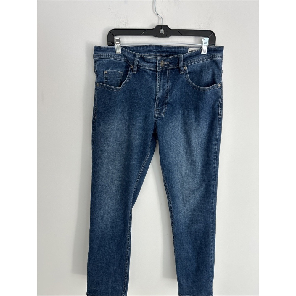 Buffalo David‎ Bitton Jackson-X 34 x 30 Men's Straight Stretch Blue Jeans